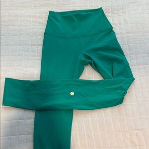 Emerald Green High-Waisted Leggings